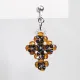 Small Cross - Earrings Ululani - 1